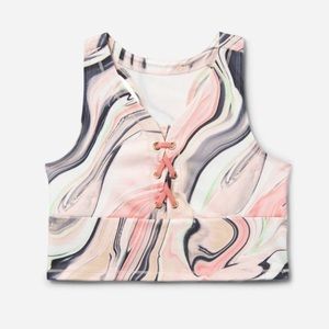 Collection X by Justice Patterned Long Line Bra